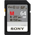 Sony SDXC M series 64GB UHS-II Class 10 U3 V60 SD Karte