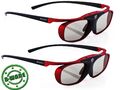 2x 3D Brille Hi-SHOCK Scarlet Heaven für Epson EH-TW5200, EH-TW5210, EH-TW5300