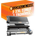 Trommel & 2 Toner XL für Brother HL-5350 HL-5380DN HL-5380DW TN-3280 DR-3200