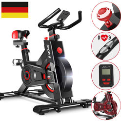 Heimtrainer Fitness Fahrrad Trimmrad Ergometer Hometrainer Indoor Bike Cardio ✔Pulsmessung ✔Sattel verstellbar ✔Schwungmasse: 8 kg