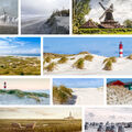 XXL Bilder bis 2 Meter als Leinwandbild, Nordsee Bilder, Strand Dünen Leuchtturm