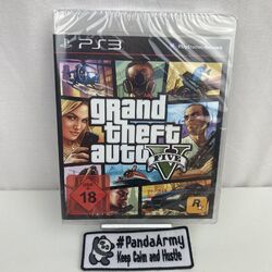 Grand Theft Auto Five V Sony PlayStation 3 GTA 5 PS3 (Neu/Ovp) SEALED VGA Ready 