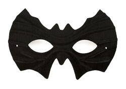 Fledermaus Maske Augenmaske in Schwarz Party Maskenball Fasching Karneval