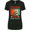 Radfahren lustig Bier Radfahrer Fahrrad MTB Fahrrad Damen breiter geschnitten T-Shirt