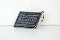 Vintage Johnnie Walker Black Label Alt Scotch Whisky Werbe Keychain Metall