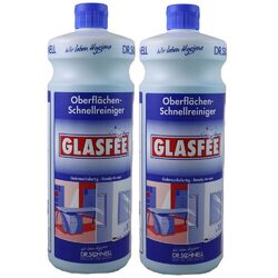 Dr. Schnell Glasfee 2 x 1 Liter Glas - und Oberflächenreiniger Set NEU OVP