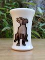 Moorcroft Schokolade Labrador Miniatur Hundevase 158/2 Erstklassige UVP £59