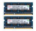 Für Hynix 2x 4GB 2RX8 DDR3 1066 MHz PC3-8500S 204PIN SODIMM Laptop Speicher*.