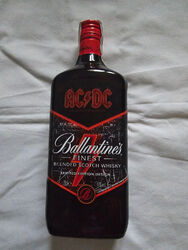 1x Ballantines Scotch Whiskey, "ACDC", 0,7 Liter, Limited Edition 2023, Neu OVP
