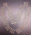 Vintage Silber 800 Collier Draht Collier