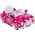 Huffy 17611W Minnie Mouse Elektroauto 6 Volt Mädchen Auto Kunststoff Pink B-WARE