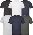 5er FRUIT OF THE LOOM T-SHIRT RUNDHALS VALUEWEIGHT T SHIRT HERREN - S M L XL XXL