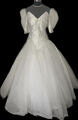 VINTAGE Pronuptia Hochzeitskleid Größe 12 weißer Tüll Märchen