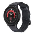 Für Samsung Galaxy Watch 5 40/44mm 4 Classic 42/46mm Active2 Leder Nylon Armband