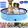 Faltbar Hundepool Hunde Swimmingpool Schwimmbecken Planschbecken Pool Bad Becken