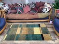 alter Gabbeh Teppich 150x89 cm Vintage Teppich, Stammes handgewebt Medium