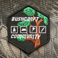 Bushcraft Community Patch Aufnäher Klett Survival Prepper Morale Ursuz Outdoor