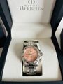 Michel Herbelin Newport Trophy Chronograph silber/rose Damen 200m Uhr Damenuhr