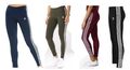 Adidas Leggings  Trefoil 3 Streifen Damen Fitness/Jogging Hose Baumwolle