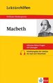 Klett Lektürehilfen Macbeth: für Oberstufe und Abitur - Interpretationshilfe für