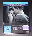 FIFTY SHADES OF GREY GEHEIMES VERLANGEN LIMITIERTE STEELBOOK BLU RAY NEU & OVP