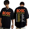2024 ACDC Pwr Up World Tour Shirt, Rock Band ACDC Graphic Shirt,ACDC Band shirt*