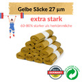 NEU extra starker Gelber Sack, Gelbe Säcke, 90 Liter, 27µ (die stärksten!)