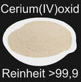 Ceriumoxid >99.9% / Cer(iV)-oxid / Cerdioxid CeO2 Schleifmittel Cerium Oxid