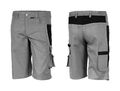 Arbeitshose Shorts kurze Sommer Hose Bermuda Arbeitsshorts Gr. 54 grau-schwarz