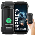 Blackview N6000 Mini Outdoor Smartphone 4,3" Zoll 16GB+256GB 4G Handy Android 13