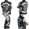 Sons Of Anarchy Lederjacke Weste Herren Motorrad Federjacken SOA Westen Top 2024