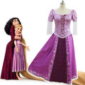 Erwachsene Prinzessin Rapunzel Kostüm Tangled Fairytale Princess Cosplay Kostüm1