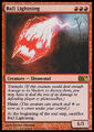 MTG BALL LIGHTNING EXC - FULMINE GLOBULARE - M10 - MAGIC