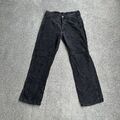 CARHARTT Herren Jeans Hose Cordhose W30 L32 Regular Straight 24210 Grau Denim
