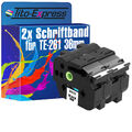 2x Schriftband für Brother TZe-261 P-Touch 1000 1000 BTS 1000 F 1005 BTS 1005 F