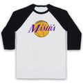 KOBE BRYANT SCHWARZ MAMBA LA STYLE ALTER EGO BASKETBALL 3/4 ÄRMEL BASEBALL T-SHIRT