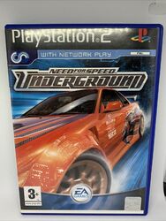 Need for Speed: Underground - PlayStation 2 PS2 - PAL - komplett seltener Missdruck