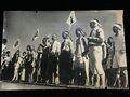#412 Japanisch Vintage Foto 1940s / SPORTS Festival Young Man People Gruppe