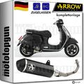 ARROW KOMPLETTANLAGE B KEIN KAT URBAN SCHWARZ PIAGGIO VESPA GTS 300 2023 23