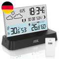 ADE Digitale Wetterstation Funk Mit Außensensor | Innen- Und Außentemperatur | T