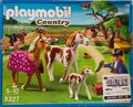 Playmobil Country, Pferde, Pferdekoppel, Reiter, Set 5227, komplett