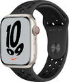 Apple Watch Series 7 Nike 45mm GPS Aluminium polarstern - fast neu