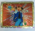 STICKER POKEMON HOLO FOIL N°3 " ASH - SACHA " MERLIN TOPPS SERIE 2 DE 2000