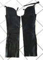 Chaps Kavaletten Herren Gr. L Echtes Leder - Farbe schwarz - gebraucht - L=95 cm