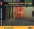 Wachtmeister Studer. CD von Glauser, Friedrich | Buch | Zustand gut