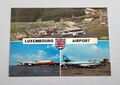 Flughafen / Luxembourg Airport Flugzeug Postkarte