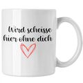 TRENDATION Jobwechsel Tasse Geschenk Kollegin Kollege Lustig Abschiedsgeschenk S