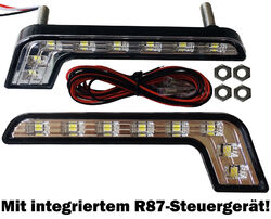 2x LED Tagfahrlicht L-Form 8SMD für VW Golf 2 3 4 IV 1J 5 V 1K1 Plus 5M1 Variant