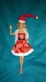 Barbie Puppen Kleid Mrs Santa Claus Weihnachten Nikolaus Weihnachtskleid K33