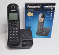 Panasonic KX-TGC420 Schnurloses DECT Telefon Schwarz Gebraucht mit OVP
